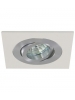 Liteline AT3XA18S-CL-FWH - 3½″ Clear Gimbal Trim with Flat White Square Ring - For MR16, GU10 or HR16 Liteline AT3XA18S-CL-FWH - 3½″ Clear Gimbal Trim with Flat White Square Ring - For MR16, GU10 or HR16